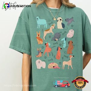 Silly Doggie Dogs Lover Gift Comfort Colors Tee 2