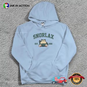 Snorlax Embroidered Pokemon Adult T-shirt Snorlax Embroidered Pokemon Adult T-shirt