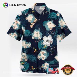 Snorlax Pokemons Tropical Beach Hawaii Shirt 2 InkInAction.com