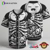 Snorlax Skeleton Graphic Baseball Jersey