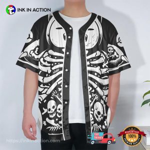 Snorlax Skeleton Graphic Baseball Jersey 2 InkInAction.com