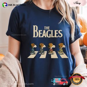 The Beagles Abbey Road Crossing Comfort Colors Shirt 3