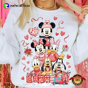 Valentine Mickey And Friends Shirt 3 InkInAction.com