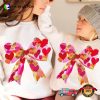 Valentines Day Coquette Bow Lovers Day Gift T-shirt