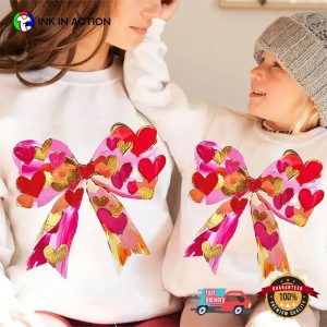 Valentines Day Coquette Bow Lovers Day Gift T-shirt Valentines Day Coquette Bow Lovers Day Gift T-shirt