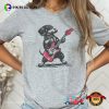 Vintage Dachshund Weenie Playing Guitar Comfort Colors Tee