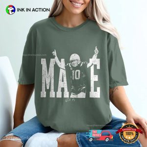 Vintage Drake Maye With Signature Game Day T shirt 2 InkInAction.com