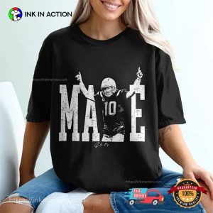 Vintage Drake Maye With Signature Game Day T shirt 3 InkInAction.com
