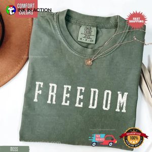 Vintage National Freedom Day Comfort Colors Tee