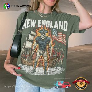 Vintage New England Patriots Game Day Comfort Colors Tee 1 InkInAction.com