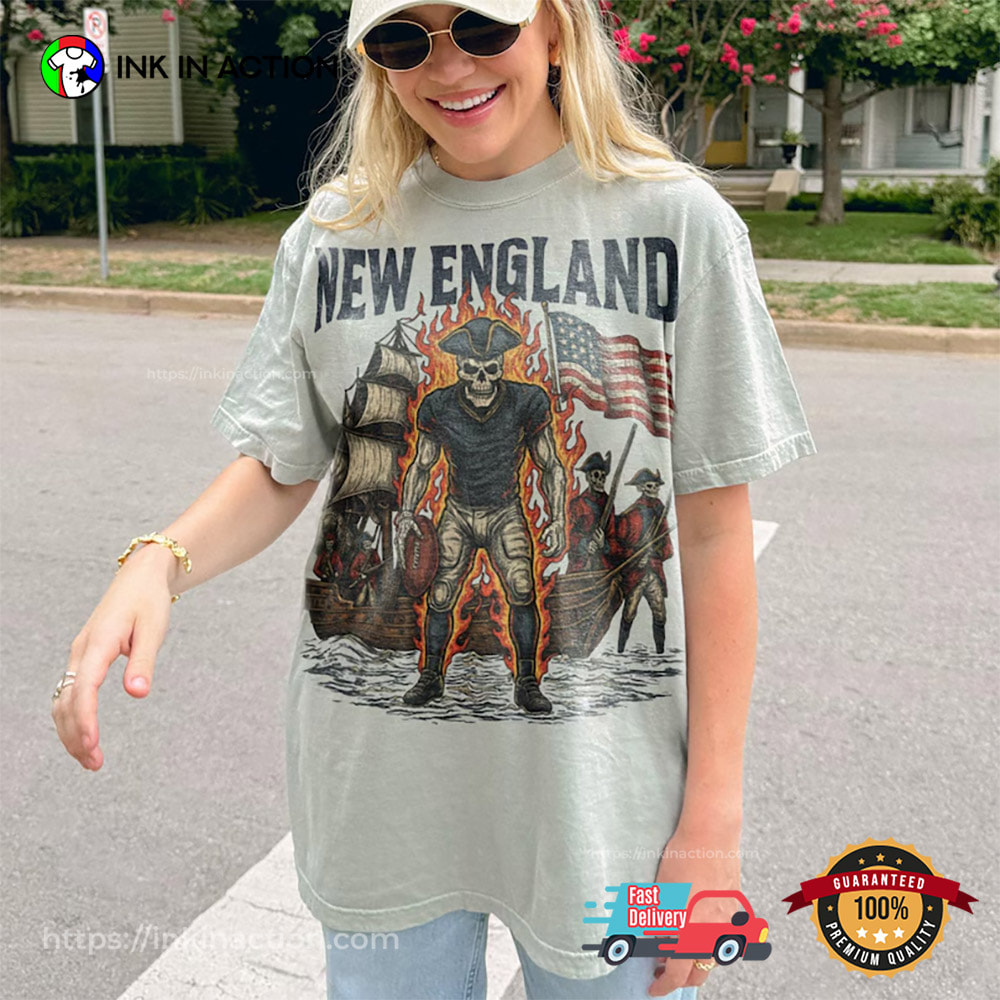 Vintage New England Patriots Game Day Comfort Colors Tee