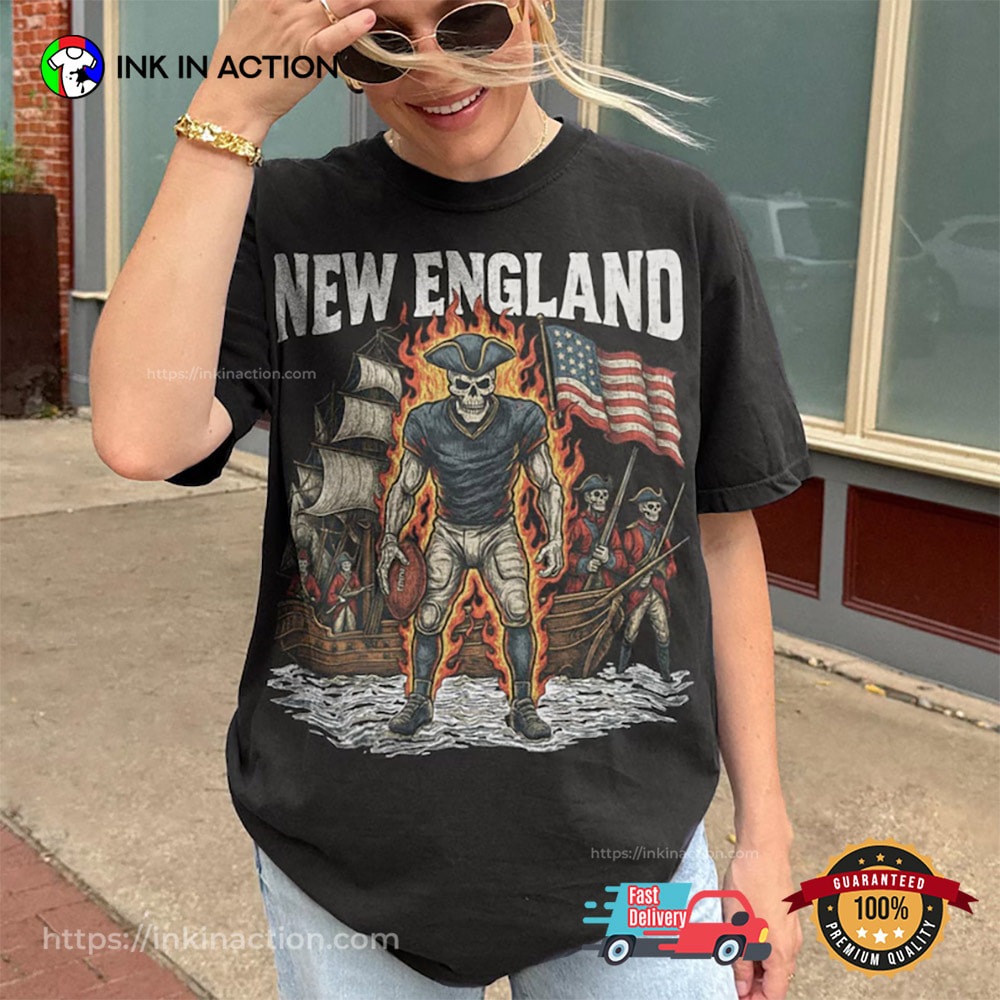 Vintage New England Patriots Game Day Comfort Colors Tee