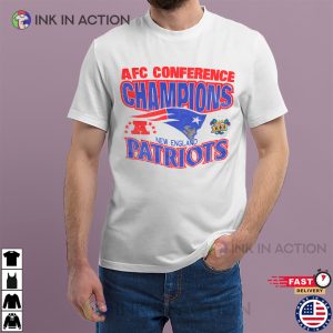 Vintage New England Patriots Super Bowl XXXI AFC Champions T shirt 1 InkInAction.com