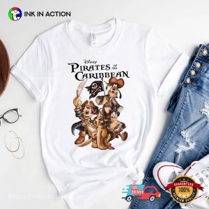 Vintage Pirates Of The Caribbean Disneyworld Mickey Caribbean T-shirt 1 InkInAction.com