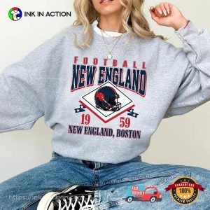 Vintage Style New England Football Sports T-shirt 1 InkInAction.com
