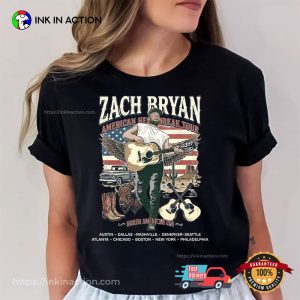 Vintage Zach Bryan Heaven On Tour 2026 Shirt 2 InkInAction.com