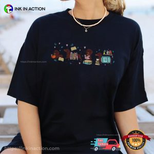 Wiener Dog Dachshund Love Book Comfort Colors Shirt