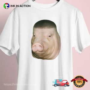 Wigger Pig Fade Buzz Haircut Funny Meme Shirt