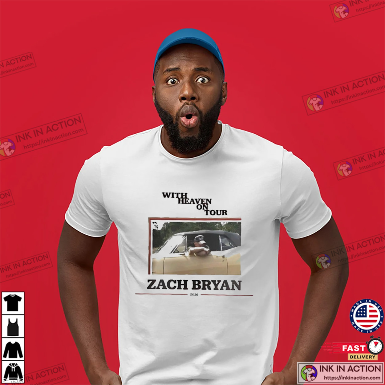 With Heaven On Tour Zach Bryan Shirt With Heaven On Tour Zach Bryan Shirt