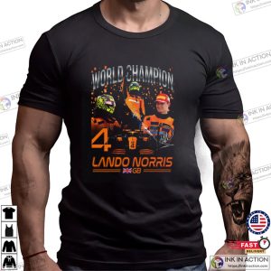 World Champion Lando Norris Shirt 2 InkInAction.com