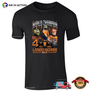 World Champion Lando Norris Shirt 3 InkInAction.com
