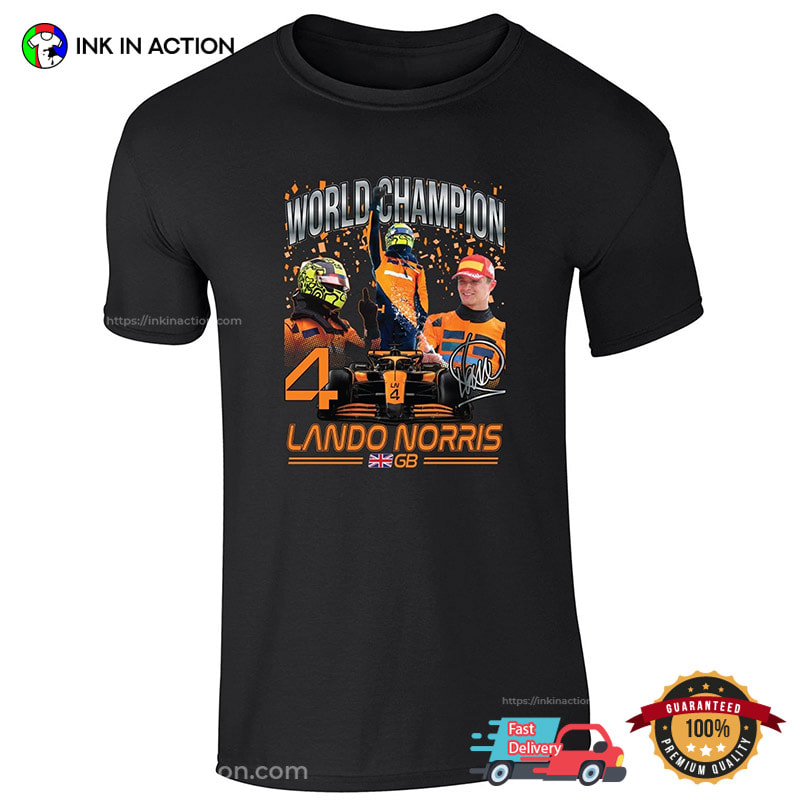 World Champion Lando Norris Shirt World Champion Lando Norris Shirt