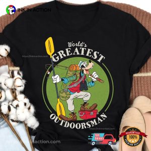 World's Greatest Out Doorsman Disney Goofy Fishing Shirt 2 InkInAction.com