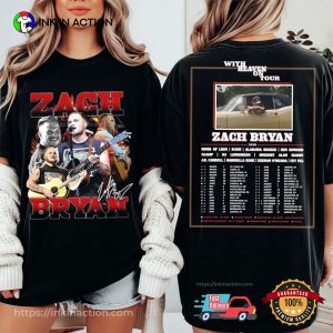 Zach Bryan With Heaven On Tour 2026 Comfort Colors Tee