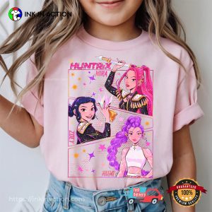 huntrix Kpop Demon Hanters Mira Rumi Zoey T shirt InkInAction.com