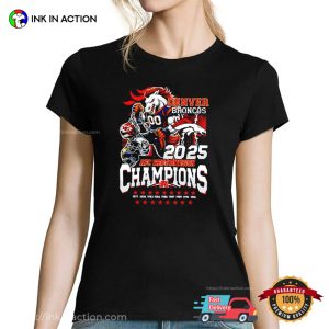2025 AFC Division Champions Denver Broncos Mascot Shirt 1 InkInAction.com