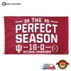 2025 National Champions Indiana Hoosiers The Perfect Season Flag