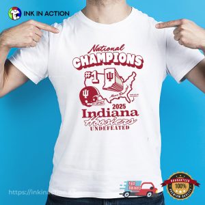 2025 National Champions Indiana Hoosiers Undefeated Retro Shirt 2025 National Champions Indiana Hoosiers Undefeated Retro Shirt