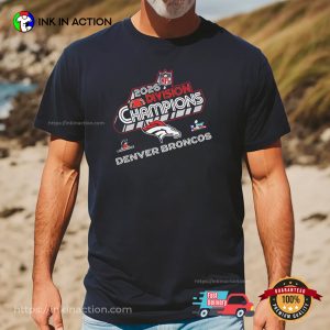 2026 Division Champions Denver Broncos Football Tee 3 InkInAction.com