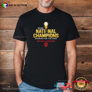 2026 National Champions Indiana Hoosiers Celebration Shirt