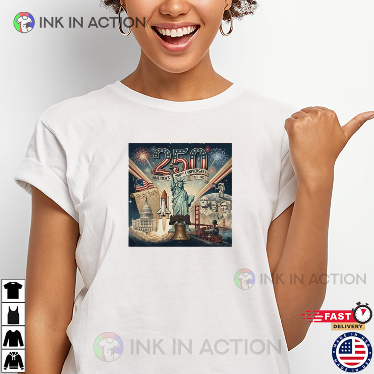 250th Anniversary America's Wonders Shirt 250th Anniversary America's Wonders Shirt