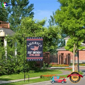 America 250th Birthday 1776 2026 Decor Flag 1 InkInAction.com