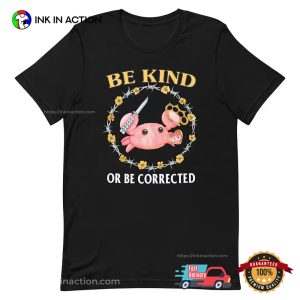 Be Kind Or Be Corrected compliment day Shirt 3 InkInAction.com