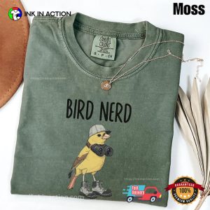 Bird Nerd Funny Bird Watcher Comfort Colors Tee 2 InkInAction.com