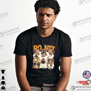 Bo Nix Denver Broncos Football 90s Style Tee 3 InkInAction.com