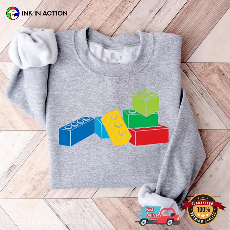 Building Bricks Construction Lover Gift T-shirt Building Bricks Construction Lover Gift T-shirt