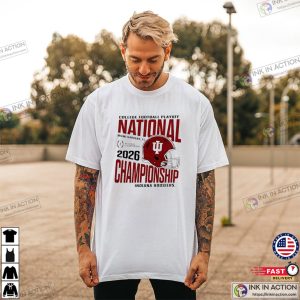 CFP National Championship 2026 Hoosiers Football Tee