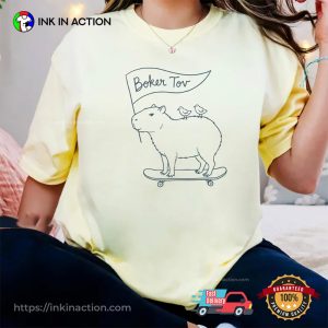 Capybara Boker Tov Purim Holiday Comfort Colors Tee Capybara Boker Tov Purim Holiday Comfort Colors Tee