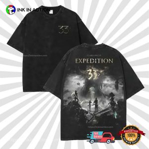 Clair Obscur Expedition 33 Washed Shirt Clair Obscur Expedition 33 Washed Shirt