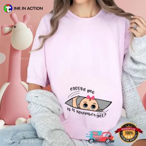 Custom Baby Is Coming, Pregnancy Announcement Comfort Colors T-shirt Custom Baby Is Coming, Pregnancy Announcement Comfort Colors T-shirt