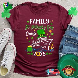 Custom Name St Patrick's Day Cruise 2025 Shirt 1 InkInAction.com