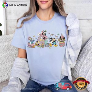 Disney Mickey and Friends easter eggs Cute Tee 1 InkInAction.com