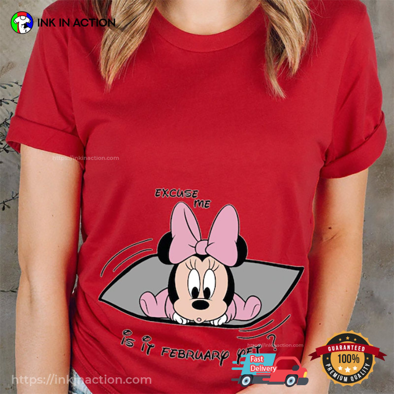 Custom Excuse Me Is It Year Yet, Disney Baby Announcement Comfort Colors T-shirt Custom Excuse Me Is It Year Yet, Disney Baby Announcement Comfort Colors T-shirt