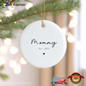 First Time Mommy Christmas Ornament