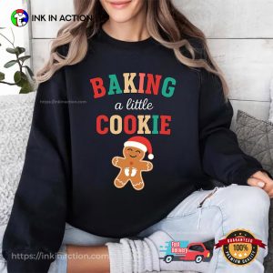 Growing A Little Cookie Funny Baby Reveal T-shirt