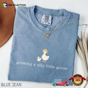 Growing a Silly Little Goose happy mothers day Comfort Colors Tee 2 InkInAction.com